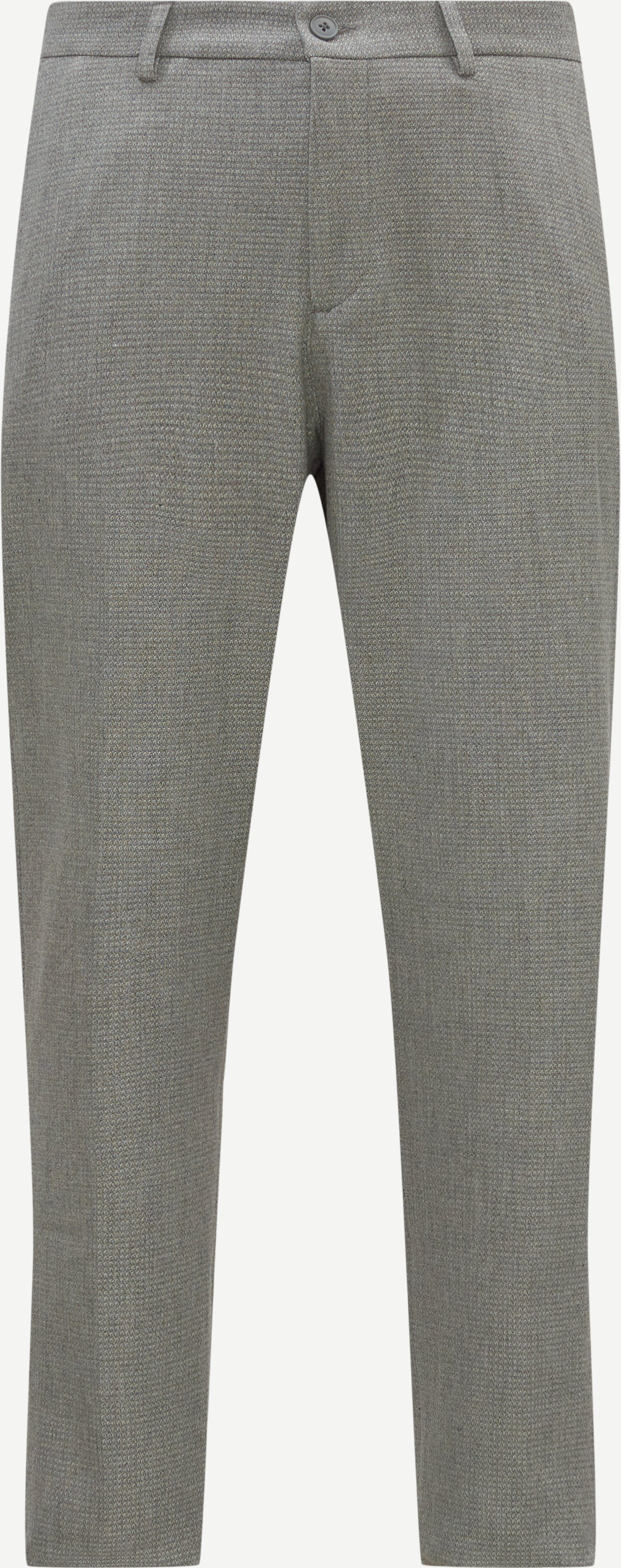 Les Deux Trousers COMO REG STRUCTURE PANTS LDM501080 Grey